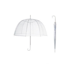 Guarda-chuva de dobramento plástico transparente impermeável de 23&#39;&#39;8ribs